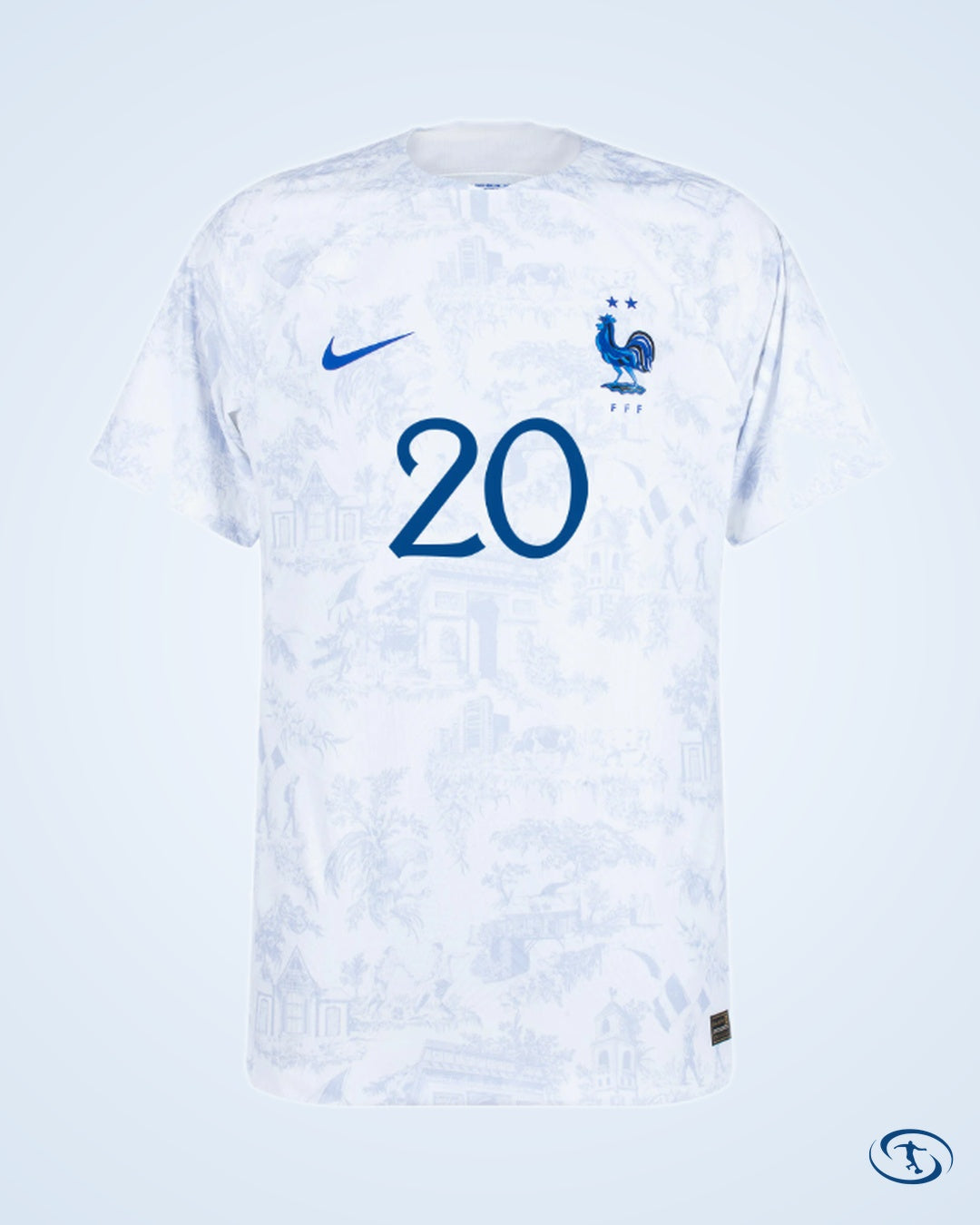 France Away Mendy 20 Shirt 2022-2023 (Official Printing) - Men's | Sant Sport