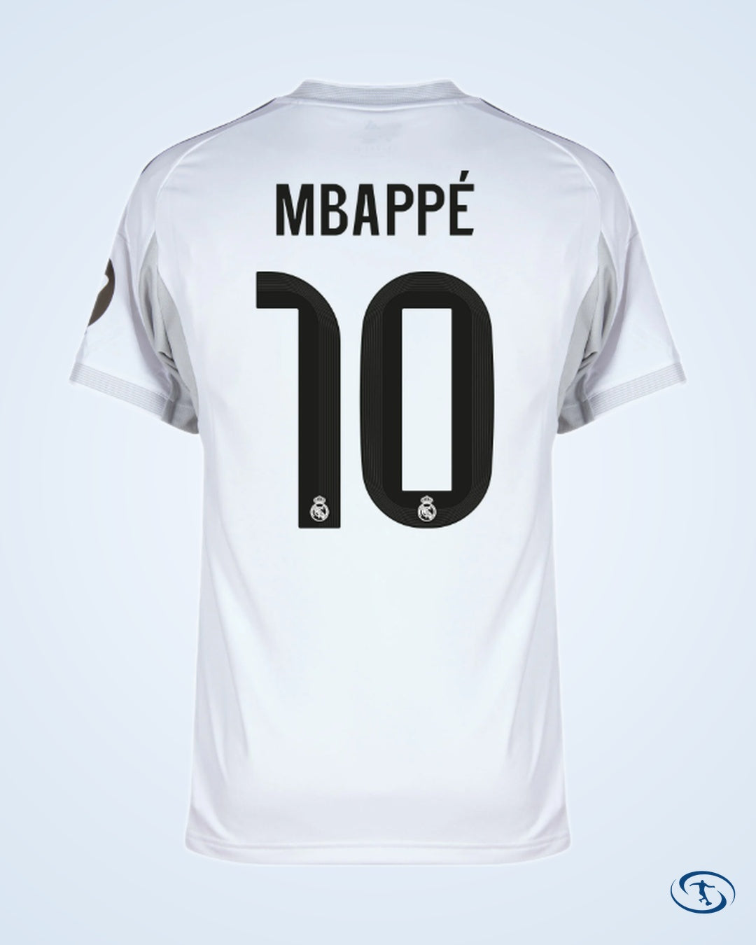 Real Madrid Home KIDS Mbappé 10 Shirt 2025-2026 (Cup Style Printing) - Kids