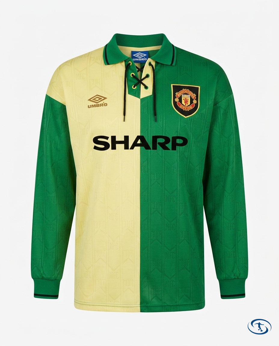 Manchester United Jersey Long Sleeve Retro 92/93 - Packshot | Sant Sport