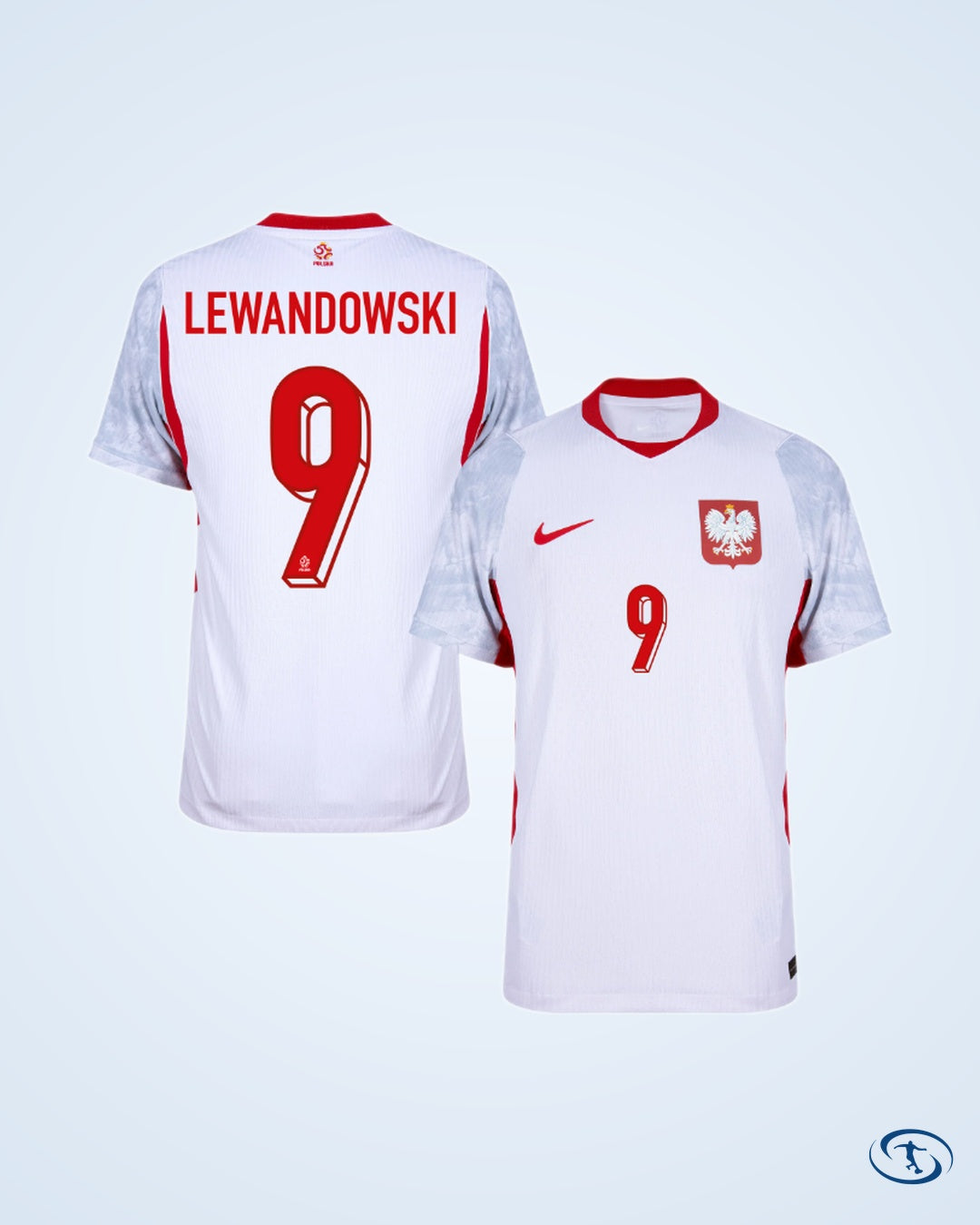 Poland Home Lewandowski 9 Shirt 2026-2027 (Official Printing) - Men's