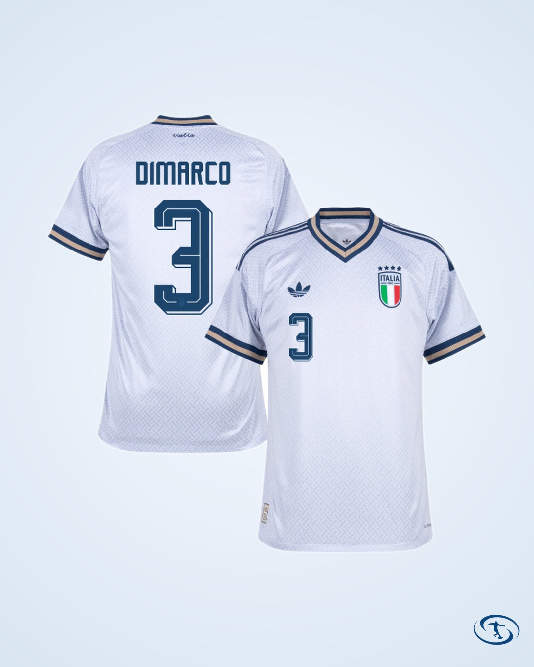 Italy Authentic Away Shirt 2026-2027 Player Version (Official Printing)