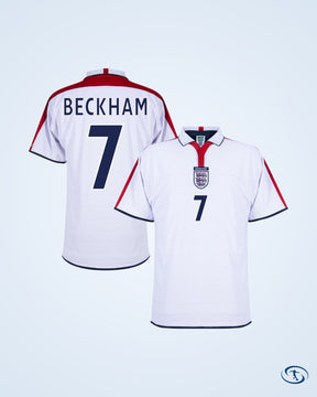 Score Draw England Retro Home Rooney 9 Shirt 2004-2005 (Retro Flex Printing) - Mens