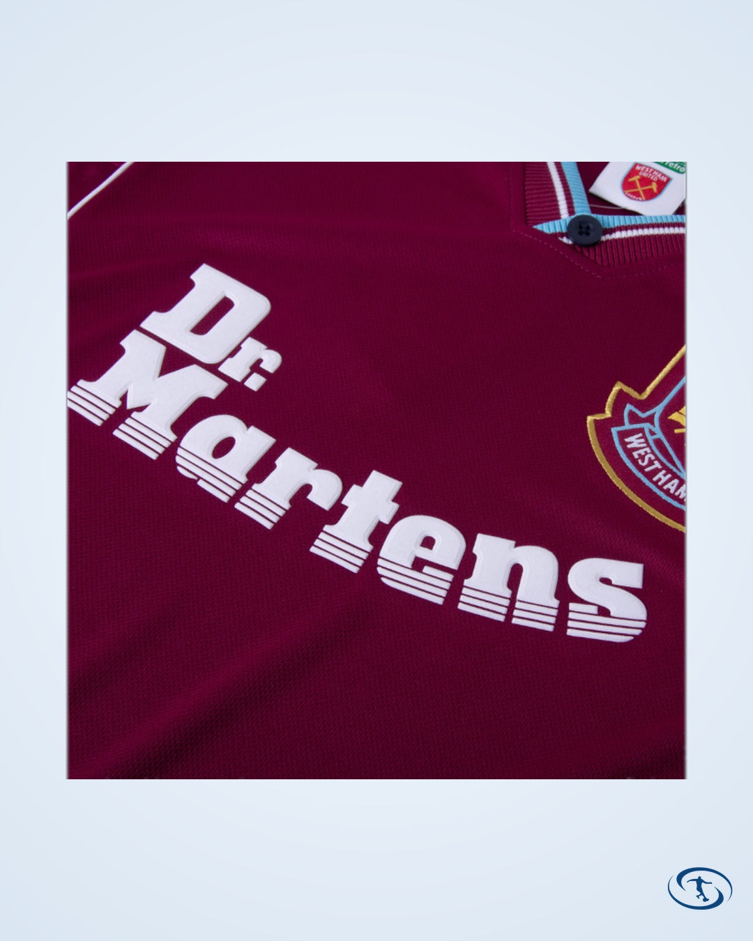 Score Draw West Ham Utd Home Retro Shirt 1999-2001 - Men's
