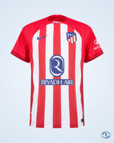 Atletico Madrid Home Shirt inc. Ria Money Transfer + Hyundai Sponsors 2023-2024 - Men's | Sant Sport