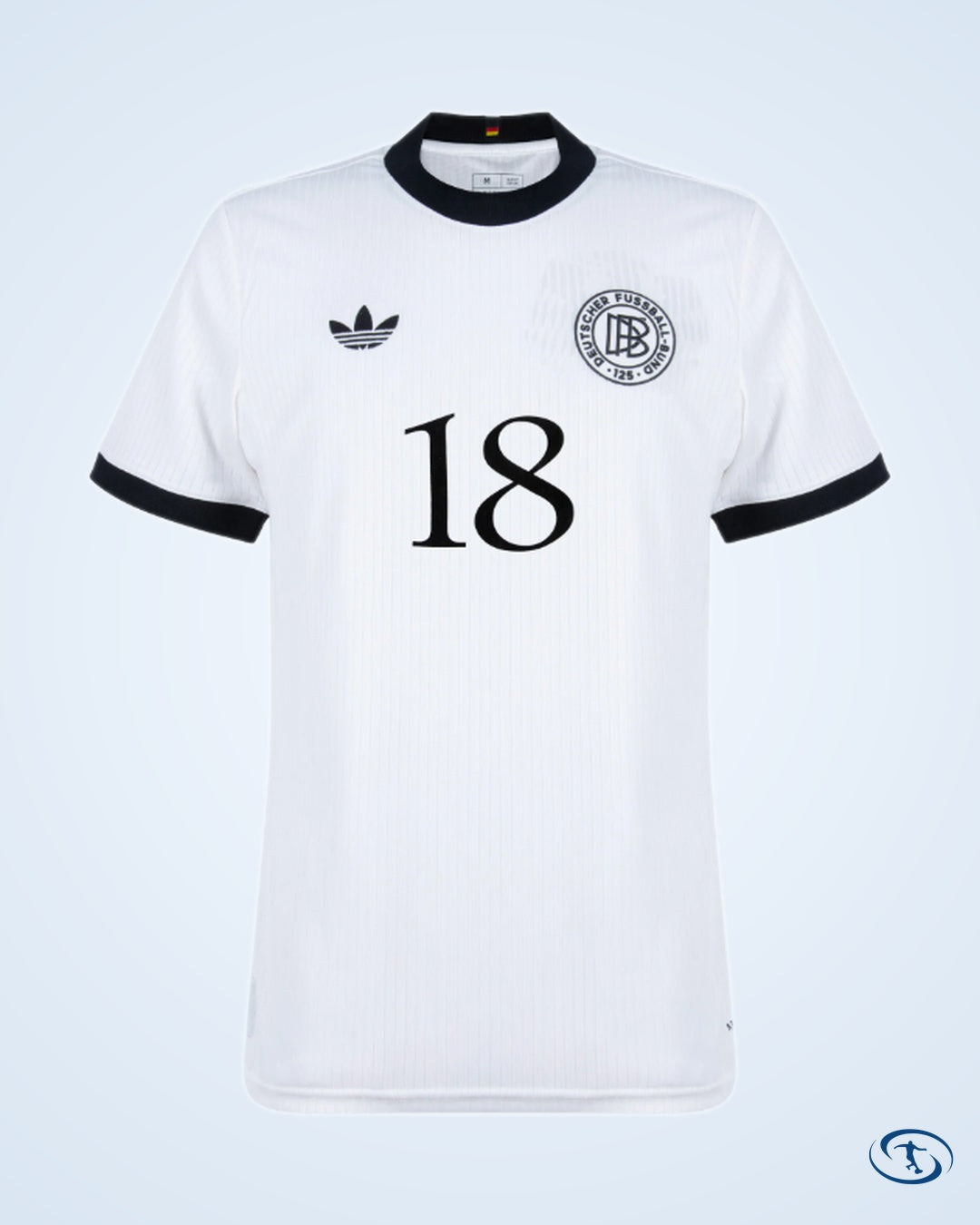 Germany 125th Anniversary Klinsmann 18 Shirt (1996 Legend Flock Printing) - Men's | Sant Sport