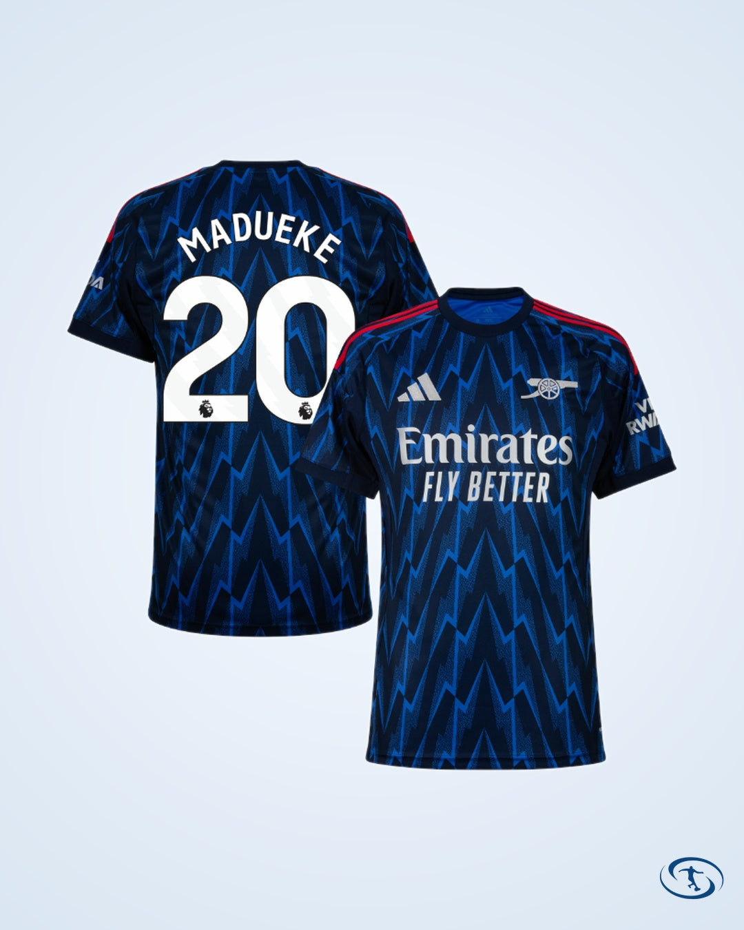 Arsenal Away Player Number Shirt 2025-2026 (Player Version) - Men's
