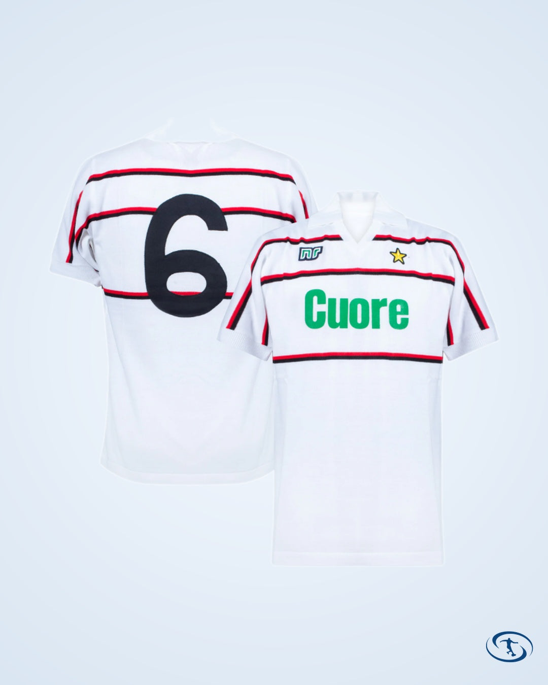 Ennerre AC Milan Authentic Away Remake Shirt 1983-1984 - Men's