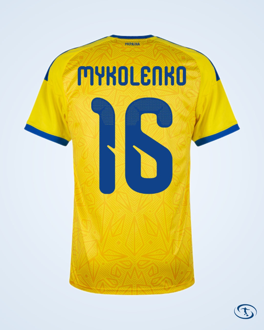 Ukraine Home Player Number Shirt 2026-2027 (Official Printing) - Men's