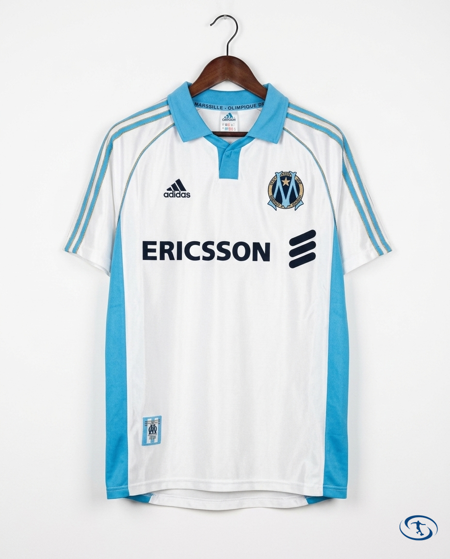 Marseille Jersey Home Retro 1998/1999 Adidas Men's - Packshot | Sant Sport