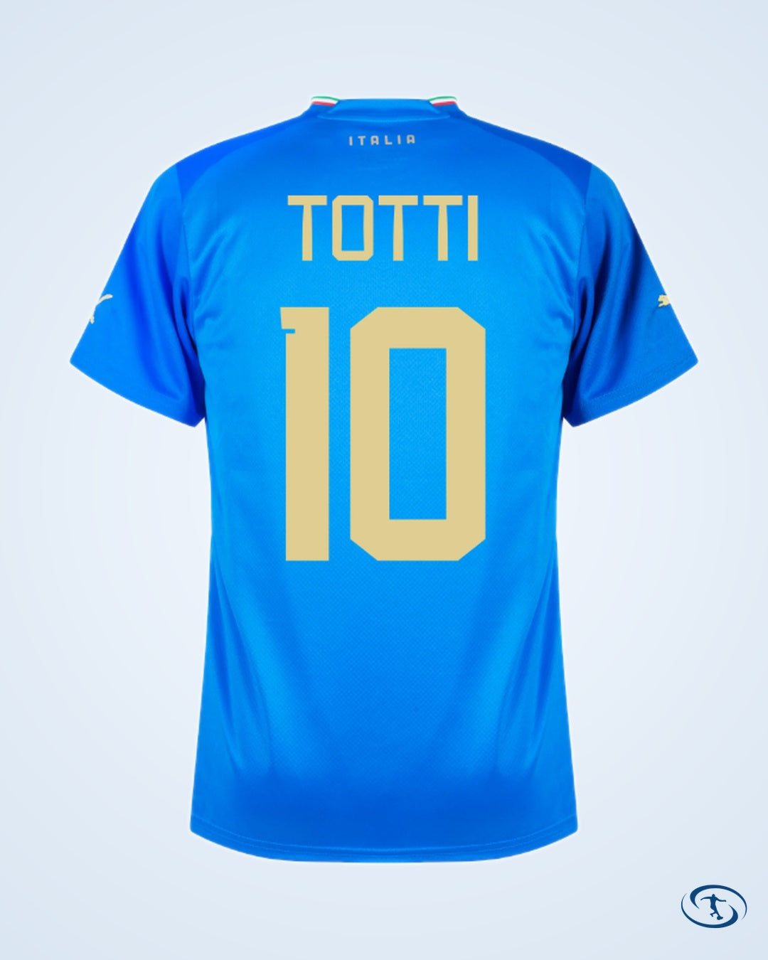 Italy Home Totti 10 Shirt 2022-2023 (Fan Style Printing) - Size M - Men's