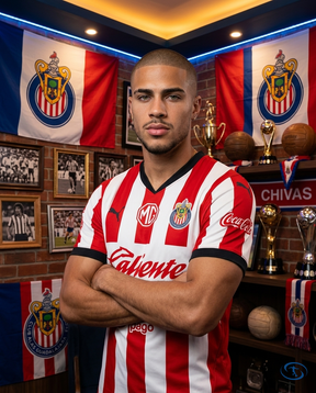 Camisa Chivas Guadalajara Home 24/25 - Torcedor Nike Masculino - Vermelho e Branco - Side View | Sant Sport
