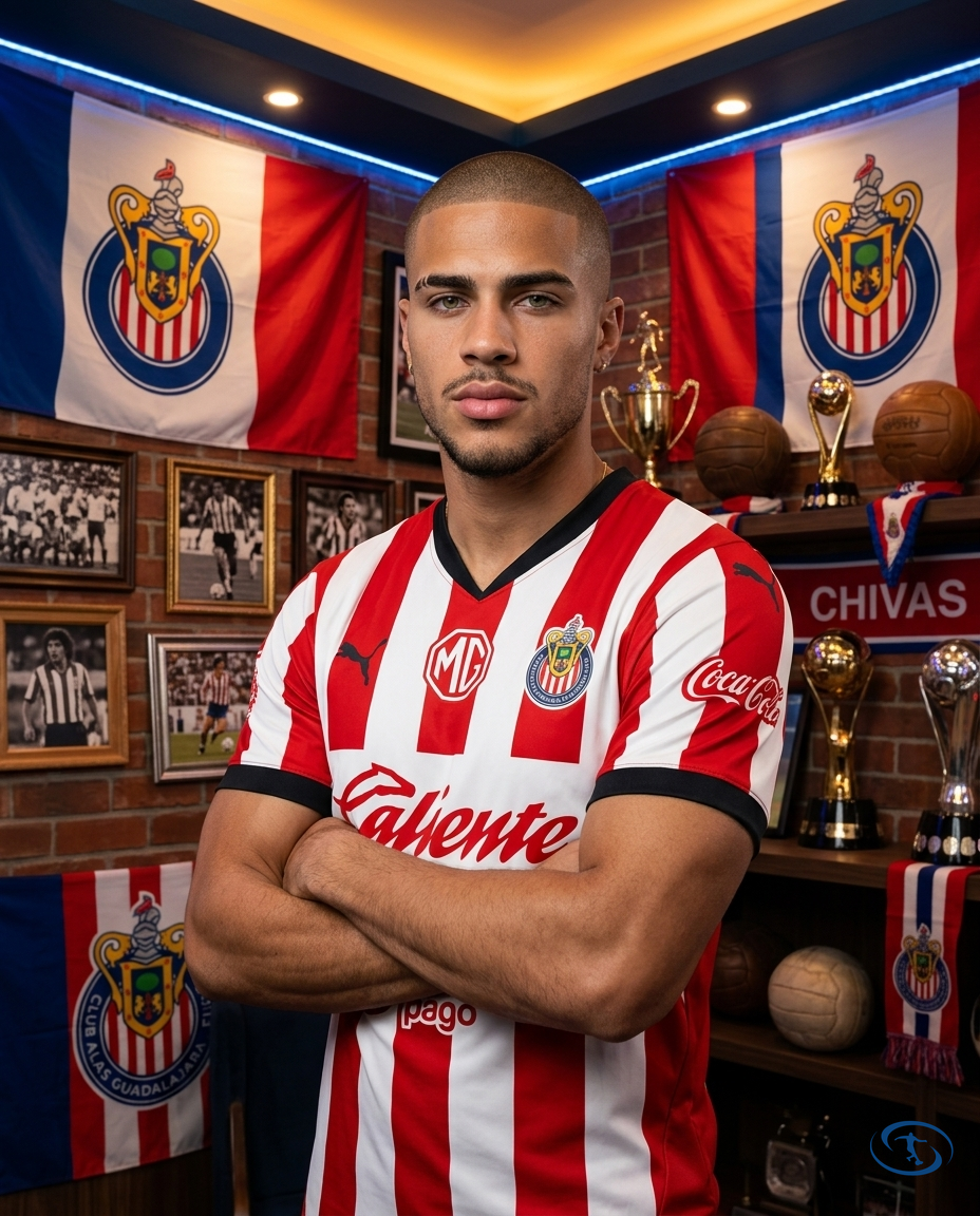 Camisa Chivas Guadalajara Home 24/25 - Torcedor Nike Masculino - Vermelho e Branco - Side View | Sant Sport