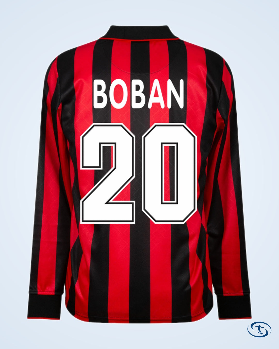 AC Milan Retro Home L/S Shirt 96-97 (Retro Flex Printing)