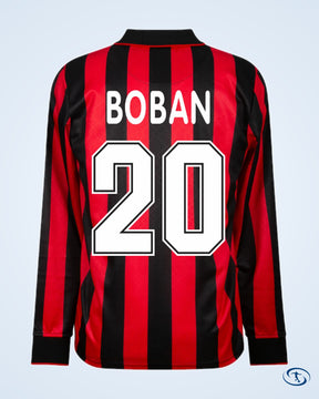 AC Milan Retro Home L/S Shirt 96-97 (Retro Flex Printing)