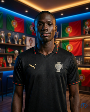 Camisa Portugal Edição Especial Eusébio 2026/27 - Torcedor Puma Masculino - Badge Close-Up | Sant Sport