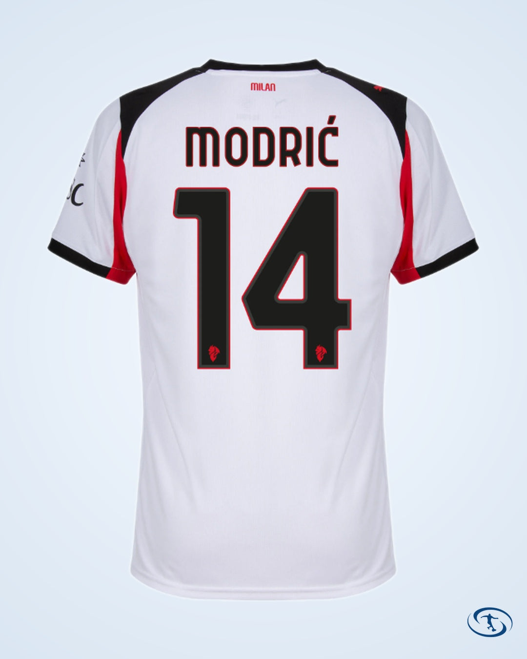 AC Milan Away Modrić 14 Shirt 2025-2026 (Official Printing) - Men's