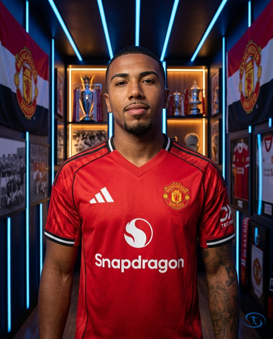 Camisa Manchester United Home 25/26 Torcedor Adidas Masculino - Vermelho - Front View | Sant Sport