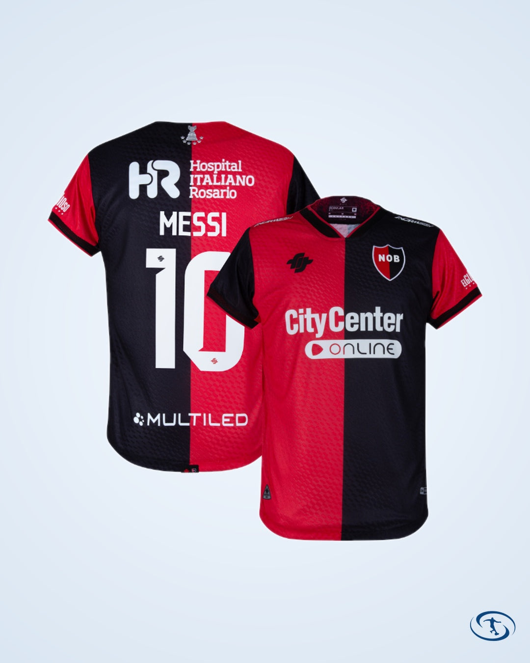 Newell's Old Boys Home Messi 10 Shirt 2024 (Official Printing) - Men's