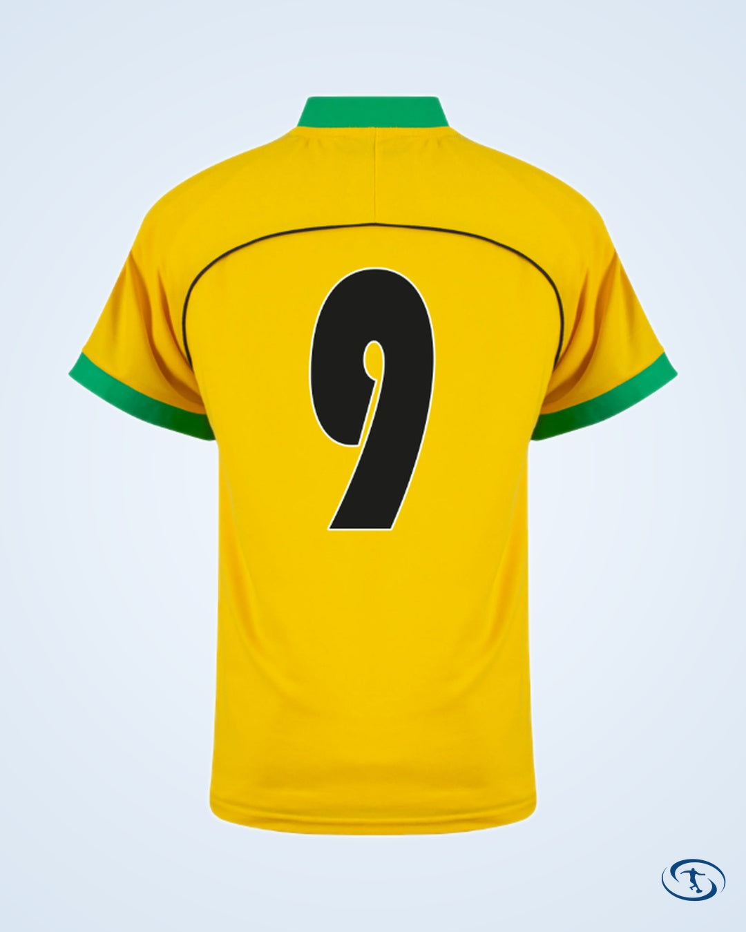 Pony Norwich City FC Home No.9 Retro Shirt 1997-1999 (Retro Flex Printing) - Men's