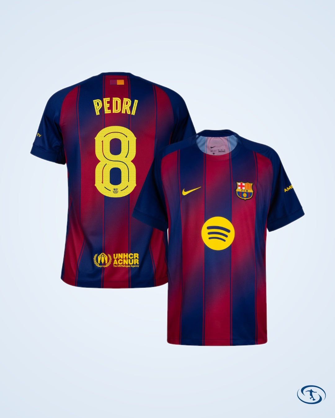 Barcelona Home KIDS Shirt 2025-2026 Fan Version (Champions League) - Kids