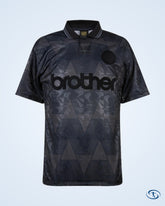Score Draw Man City Black Out Retro Shirt 1989-1990