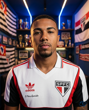 Sao Paulo FC Jersey Homenagem Telê Santana - Adidas Men's - Badge Close-Up | Sant Sport