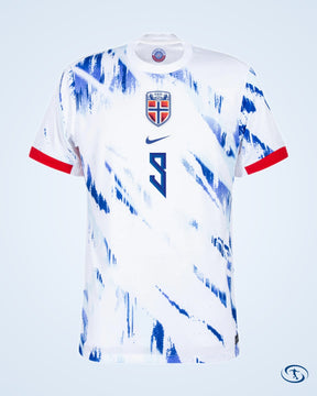 Norway Away Haaland 9 KIDS Shirt 2024-2025 (Official Printing) - Kids | Sant Sport