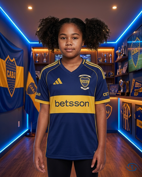 Boca Juniors Jersey Home 2025/26 - Adidas Men's - Blue e Amarelo - Front View | Sant Sport