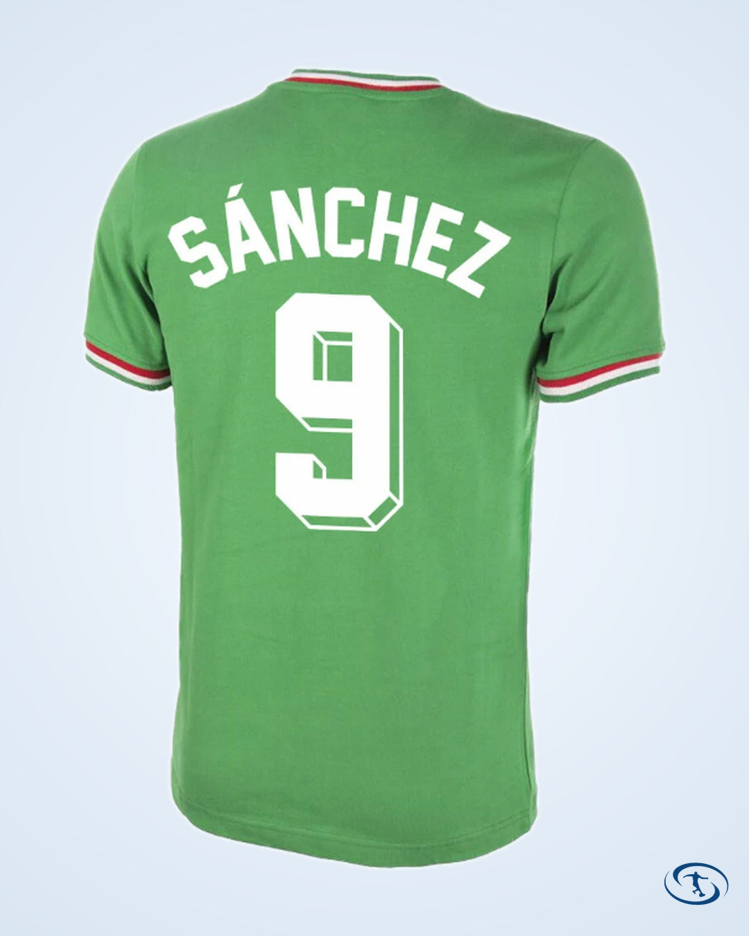 Mexico Home Sanchez 9 Retro Shirt 1980 - Men's