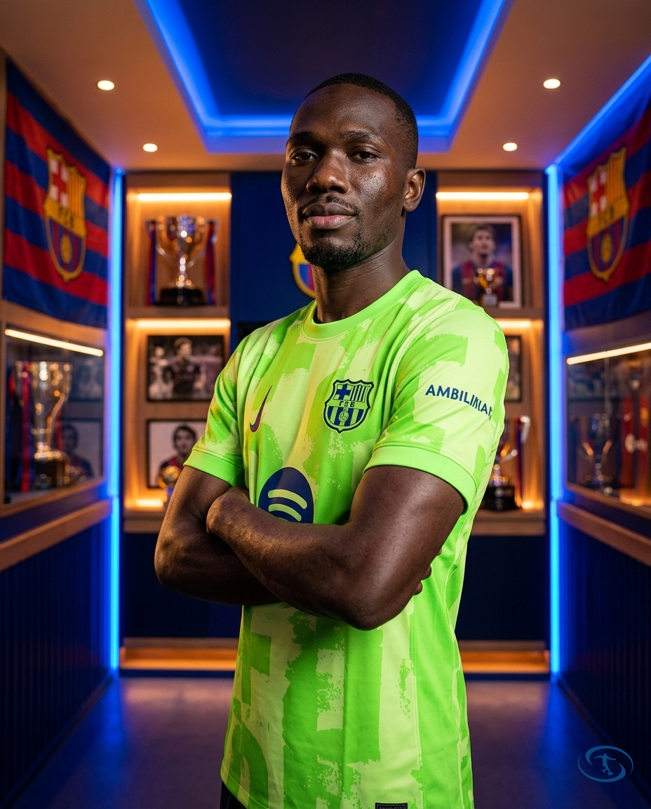 Camisa Barcelona Third 24/25 - Torcedor Nike Masculino - Verde - Side View | Sant Sport