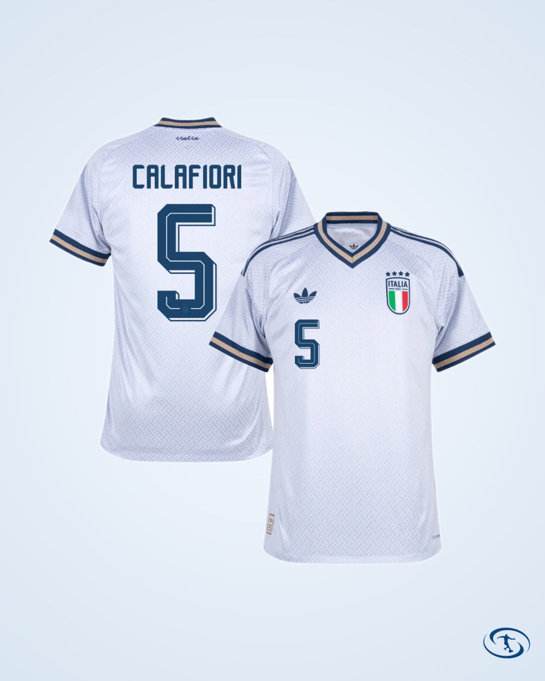 Italy Authentic Away Shirt 2026-2027 Player Version (Official Printing)