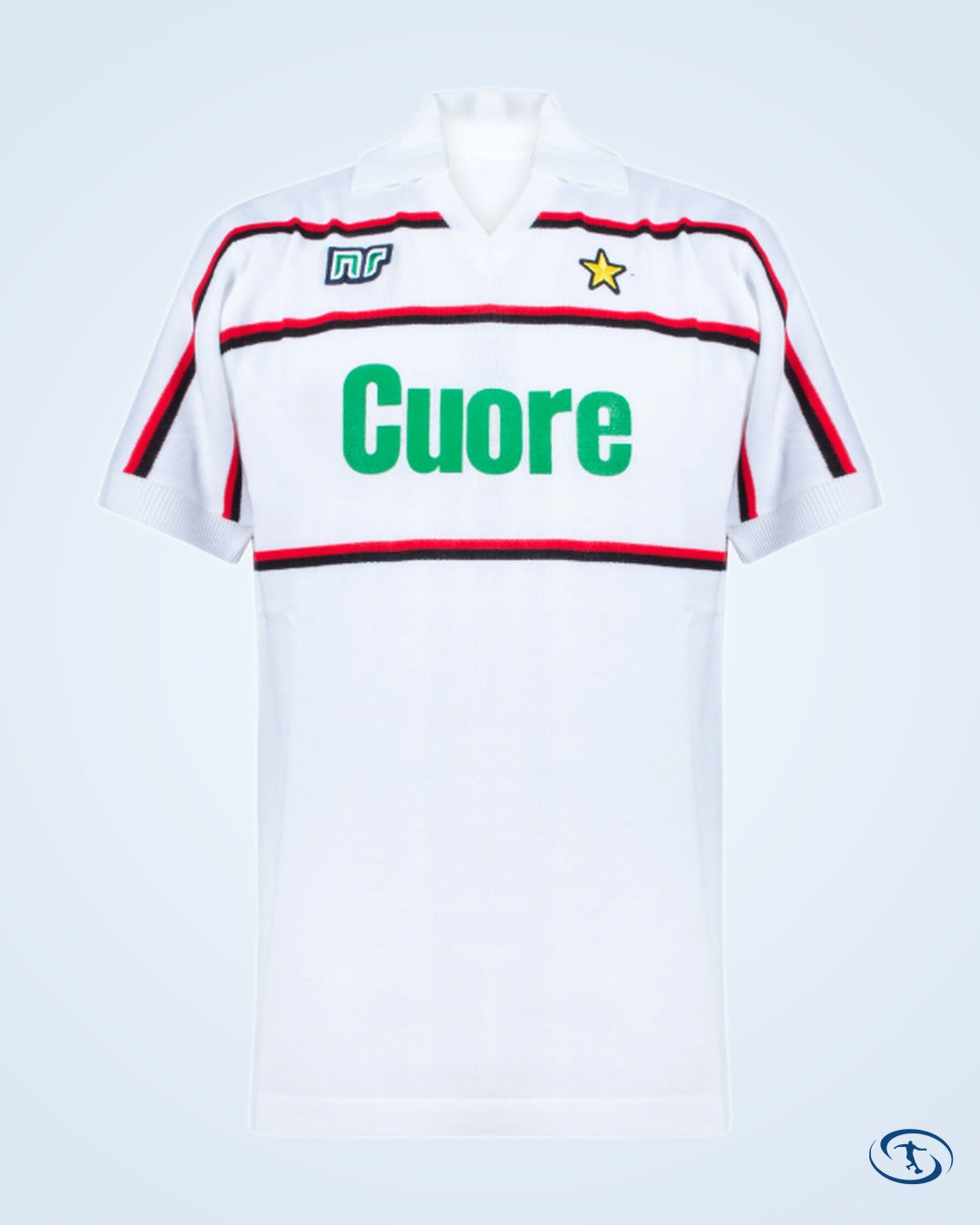 Ennerre AC Milan Authentic Away Remake Shirt 1983-1984 - Men's | Sant Sport