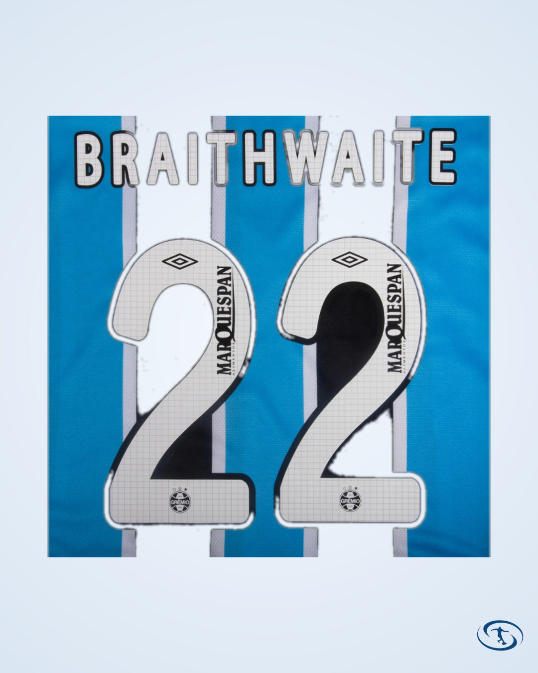 Gremio Home Braithwaite 22 Shirt 2025 (Official Printing) - Men's