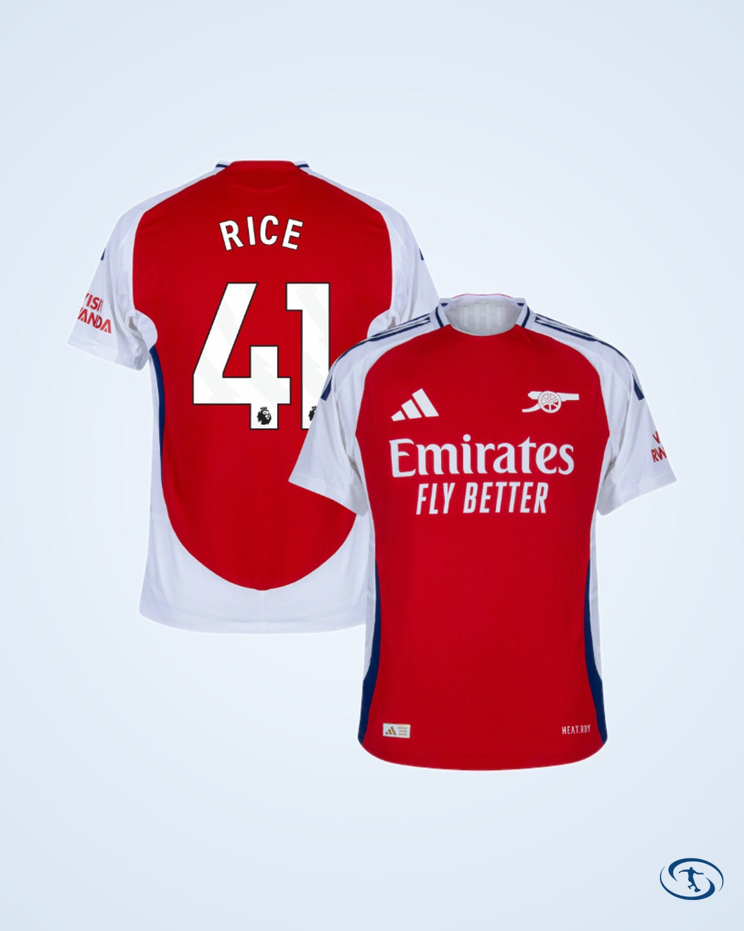 Arsenal Home Authentic Player Number Shirt 2024-2025 (Player Version) - Men's
