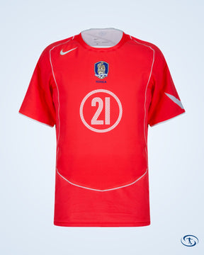 South Korea Home J S Park 21 Shirt 2004-2005 (Reissue) - Men's | Sant Sport