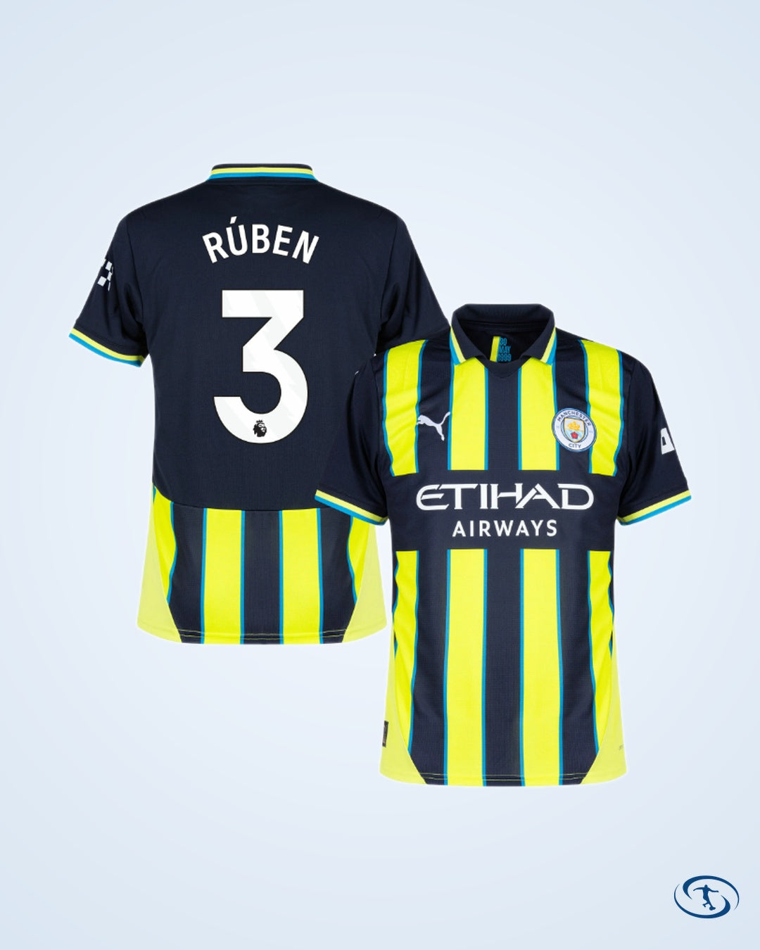 Man City Away Shirt 2024-2025 Fan Version (Premier League)