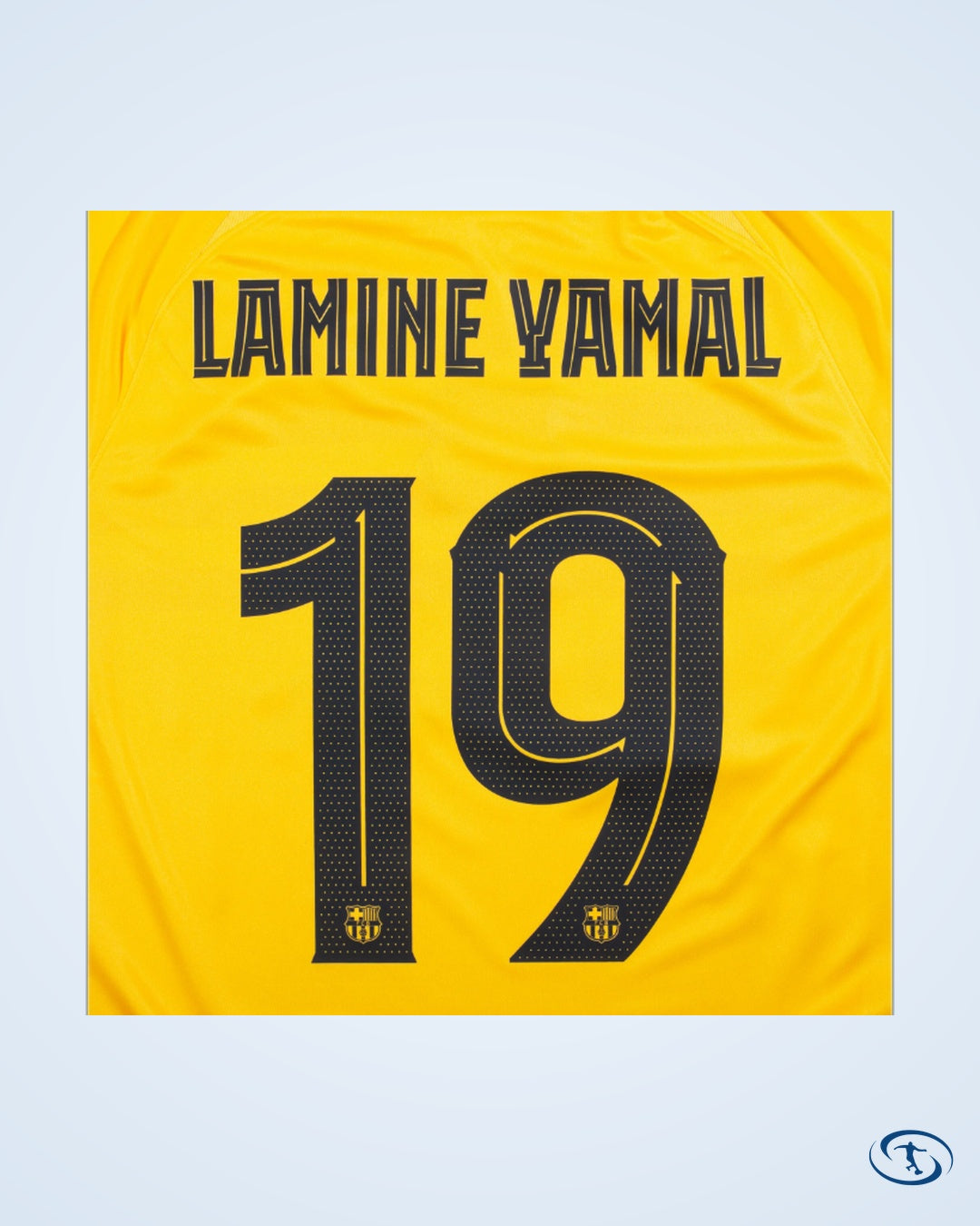 Barcelona Senyera 4th Lamine Yamal 19 Shirt 2024-2025 (Official Cup Printing) - Men's