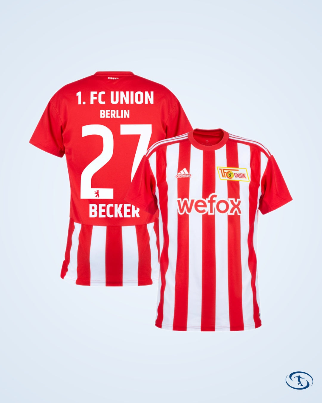 FC Union Berlin Home Becker 27 Shirt 2022-2023 (Official Printing) - Men's