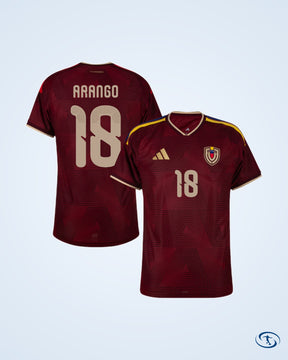 Venezuela Authentic Home Player Version Shirt 2026-2027 (Official Printing)
