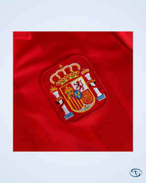 Spain Home Carrasco 11 Retro Shirt Euro 1984 (Retro Flock Printing) - Men's