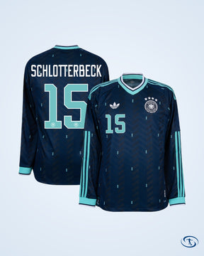 Germany Authentic Away L/S Player Number Shirt 2026-2027 (Official Printing) - Men's
