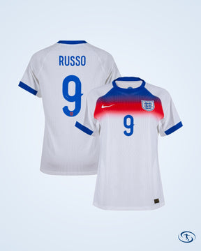 England Women's Home Russo 9 Shirt 2025-2026 (Official Printing) - Women's