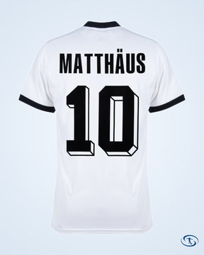 Germany 125th Anniversary Matthäus 10 Shirt (1992 Legend Flock Printing) - Men's