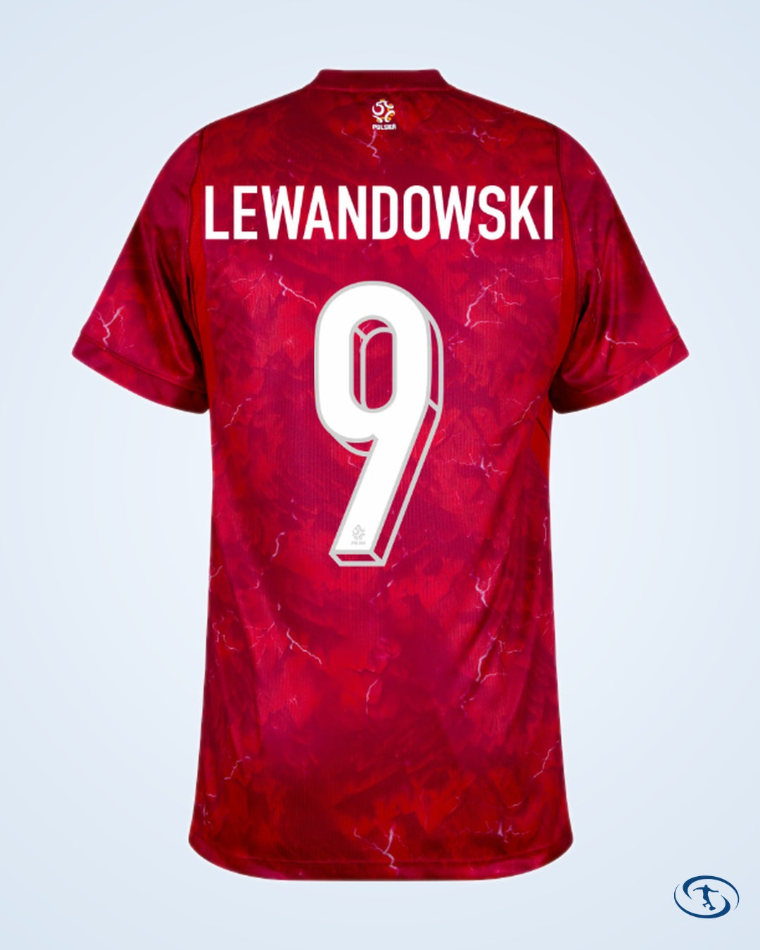 Poland Away Lewandowski 9 Shirt 2026-2027 Fan Version (Official Printing) - Men's