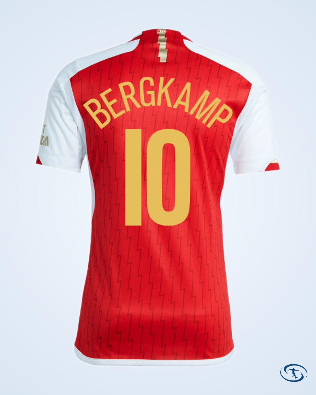 Arsenal Home Bergkamp 10 Shirt 2023-2024 (Legend Printing) - Men's