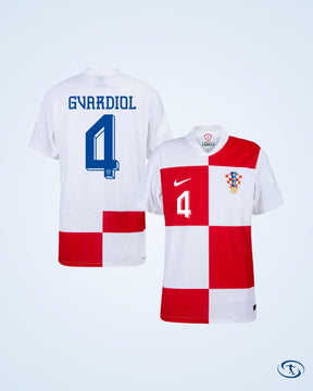 Croatia Home Player Number Shirt 2024-2025 (Official Printing) - Men's