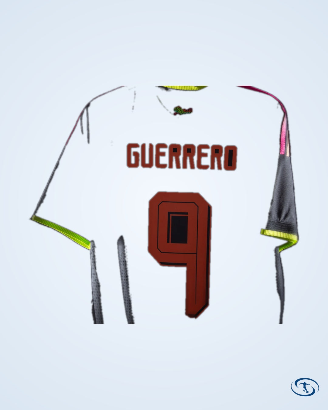 Peru Authentic Away Guerrero 9 Shirt 2026-2027 (Official Printing) - Men's