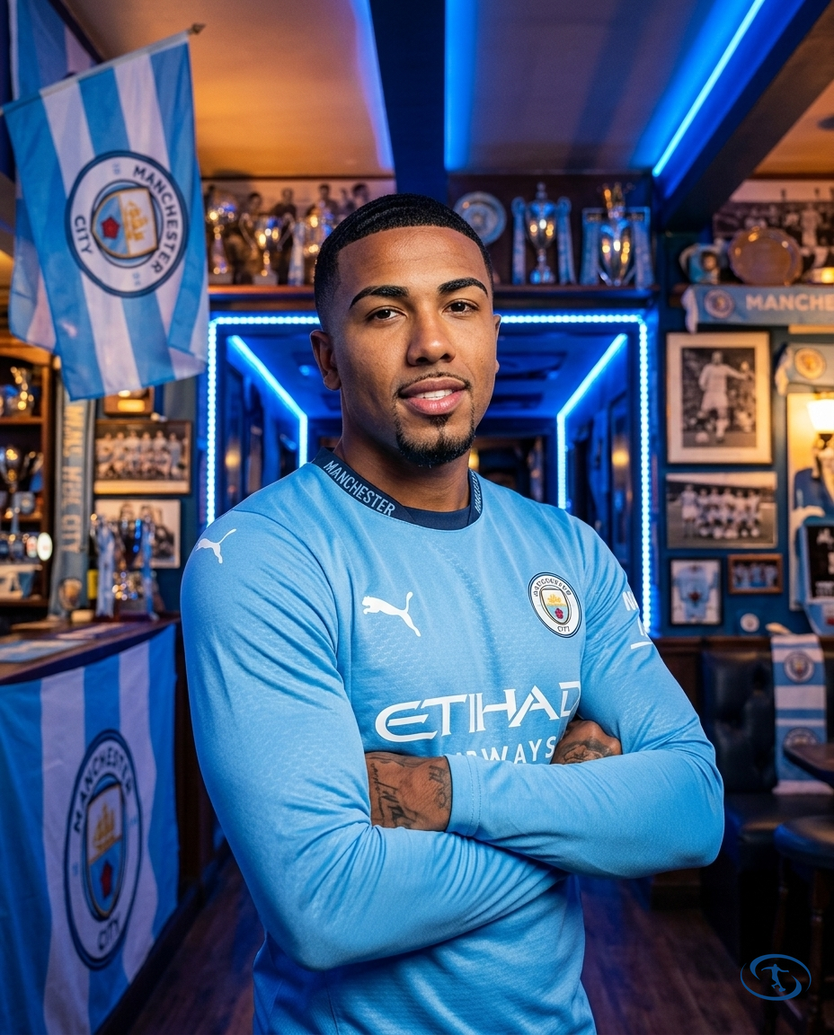 Camisa Manchester City Home 2024/25 - Jogador Puma Masculina - Manga Longa - Side View | Sant Sport