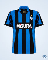 Inter Milan Home Retro No.11 (Rummenigge) Shirt 1996 (Retro Flock Printing) - Men's | Sant Sport