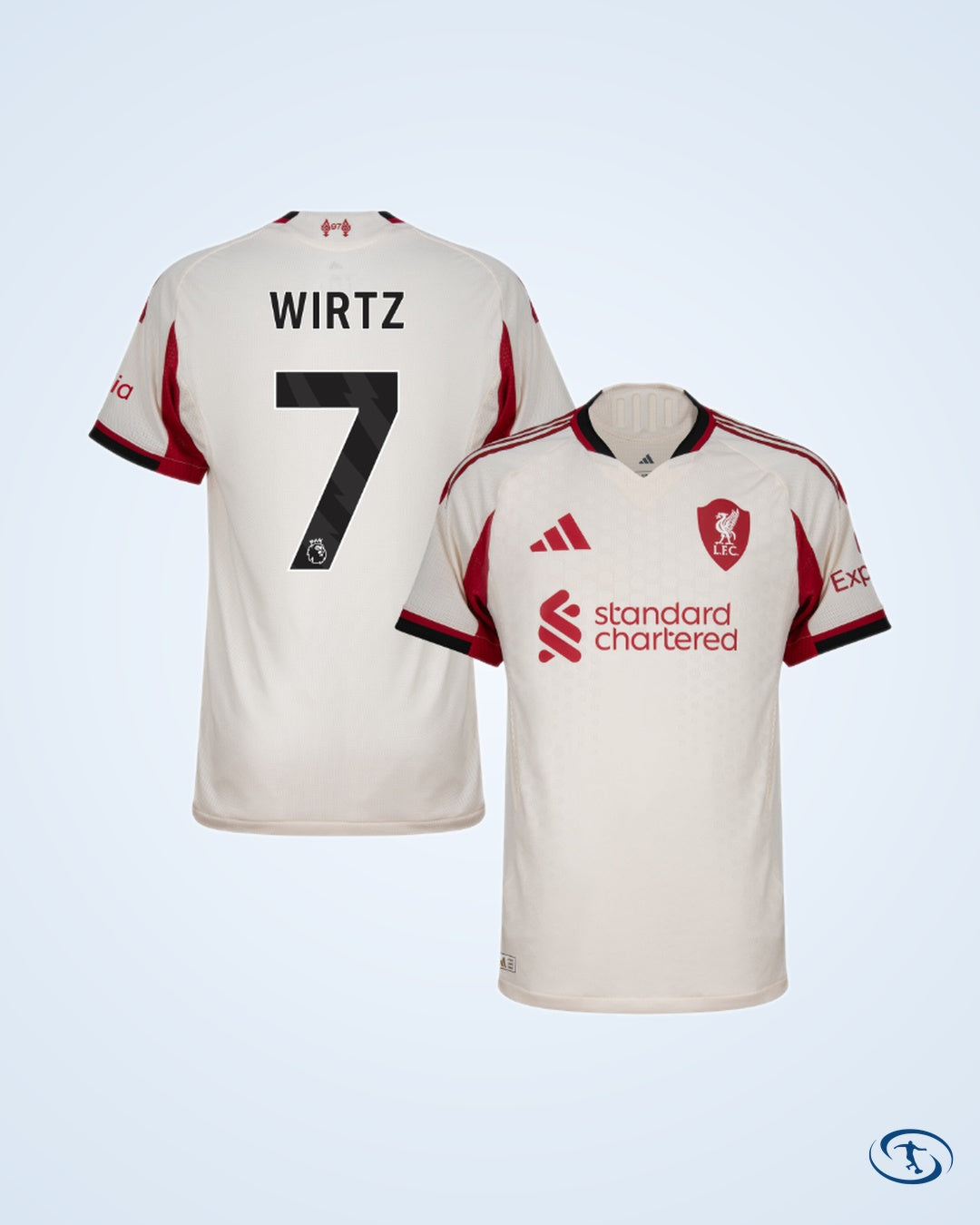Liverpool Authentic Away Player Number Shirt 2025-2026 (Player Version) - Men's